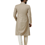 Classic Khaki Achkan for Men | Elegant Ethnic Wear | Jaipurio